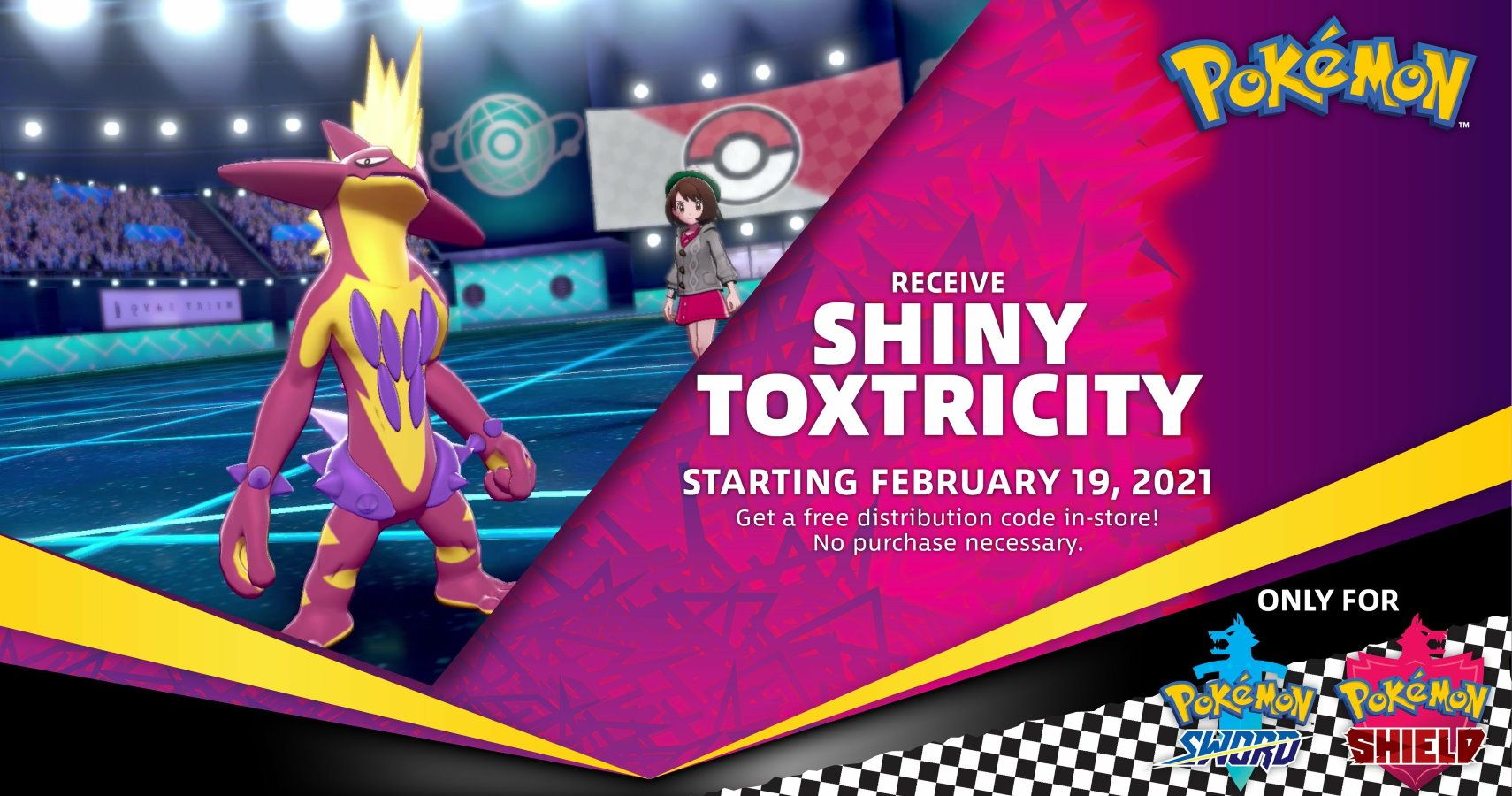 One Generous Pokemon Fan Is Giving Away Legal Shiny Toxtricity Codes