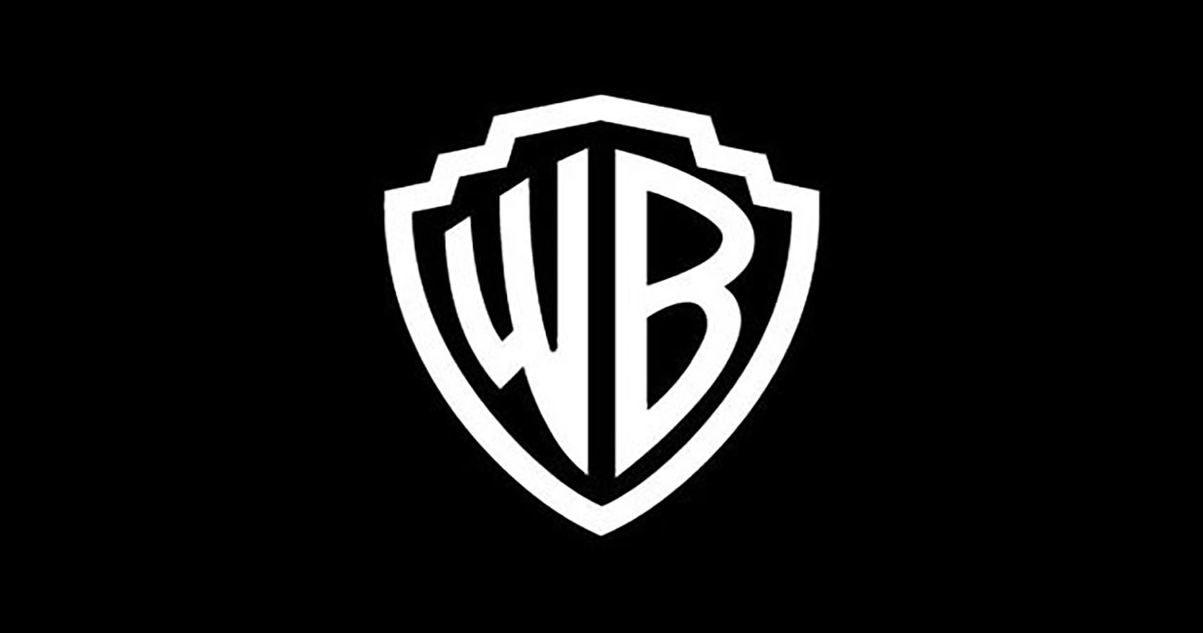A white Warner Bros. logo on a black background.