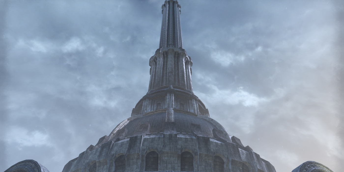 The White Gold Tower of the Imperial City in the ESO, where the White Gold Concordat gets its name