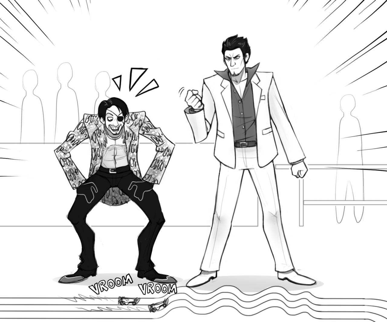 Кирю Чан якудза. Якудза Кирю Маджима. Majima and Kiryu. Горо Маджима Кирю Чан.