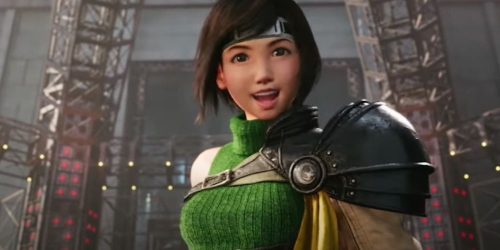 Yuffie smiling