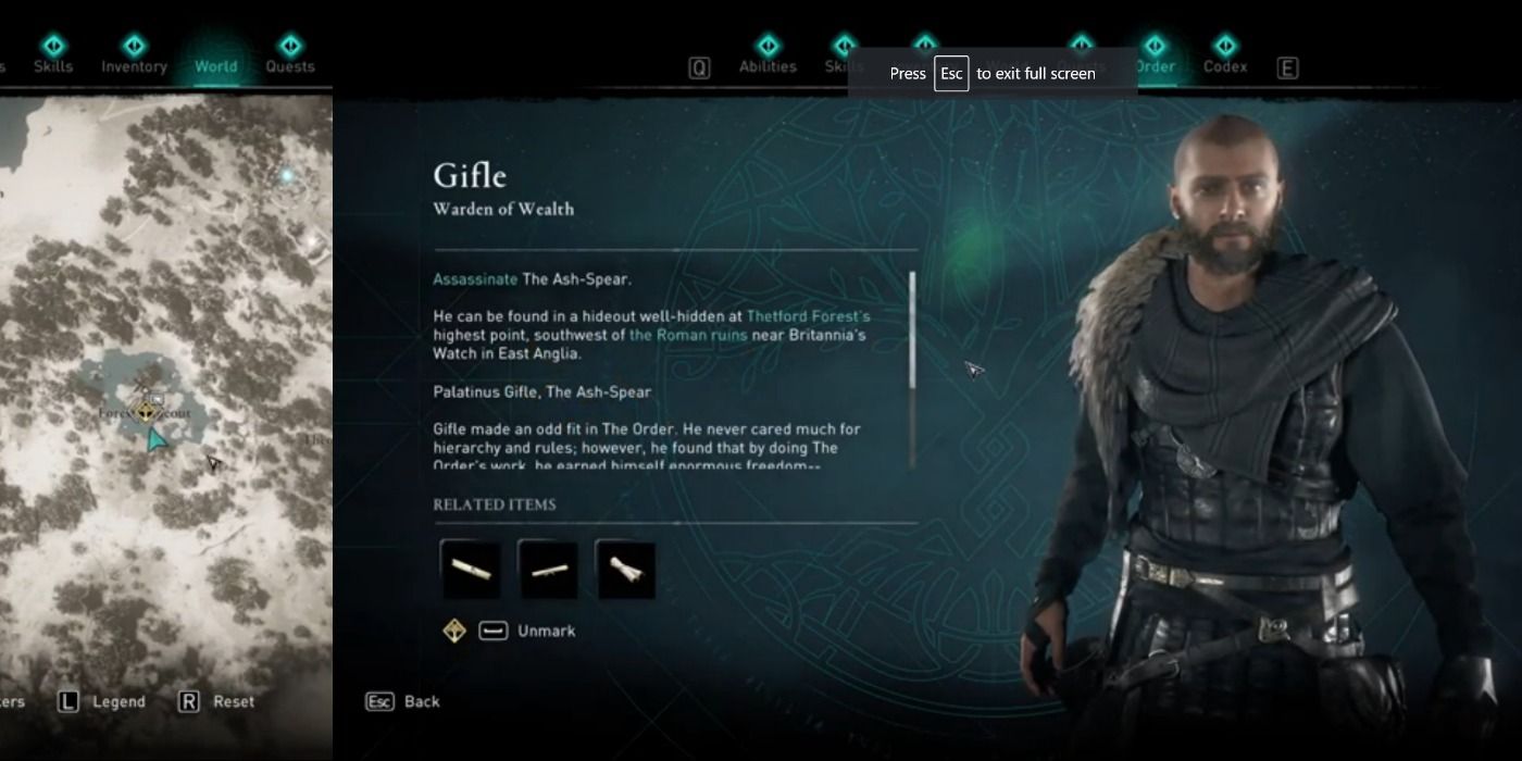 Gifle (The Ash-Spear) in Assassin's Creed Valhalla