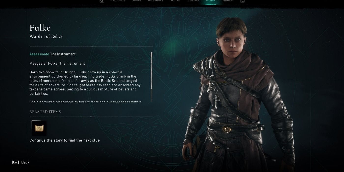 Fulke in the Order of the Ancients in Assassin's Creed Valhalla