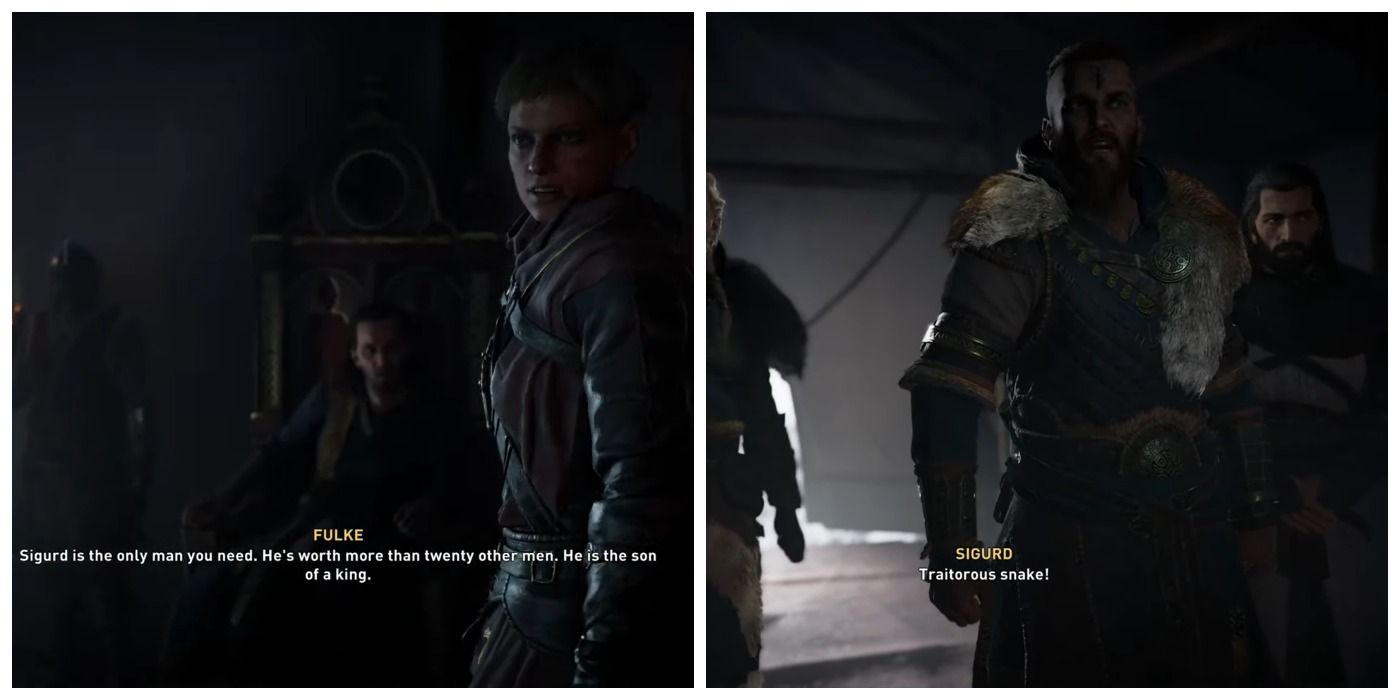 Fulke and King Aelfred in Assassin's Creed Valhalla