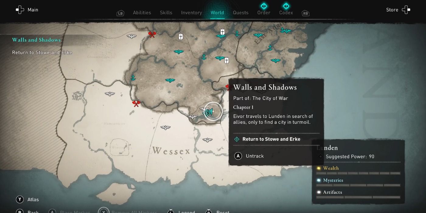 Walls and Shadows in Assassin's Creed Valhalla