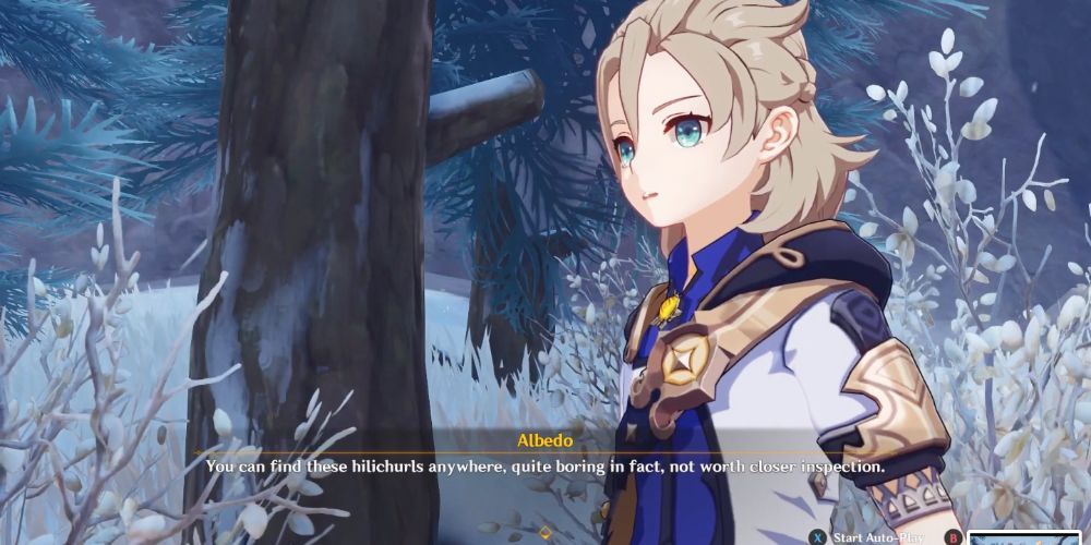 albedo genshin impact screenshot