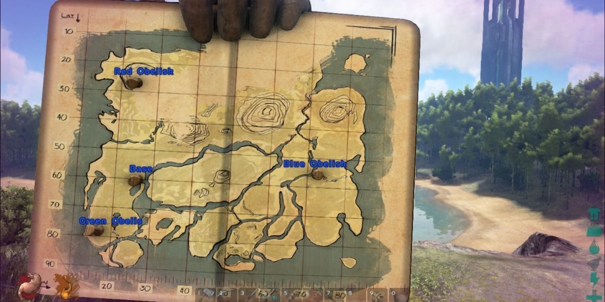 Map in Ark: Survival Evolved