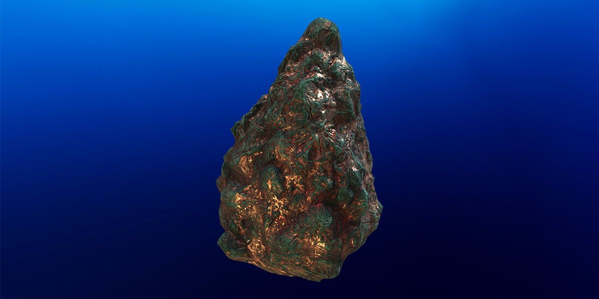 Copper Ore in Subnautica