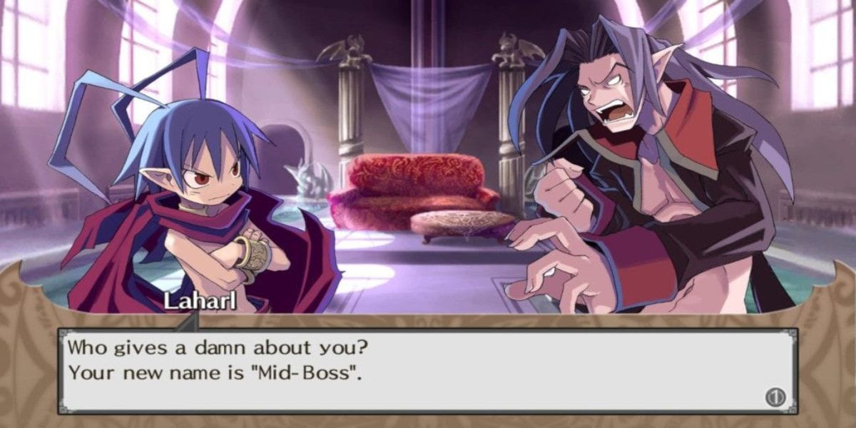 A scene from Disgaea: Hour of Darkness