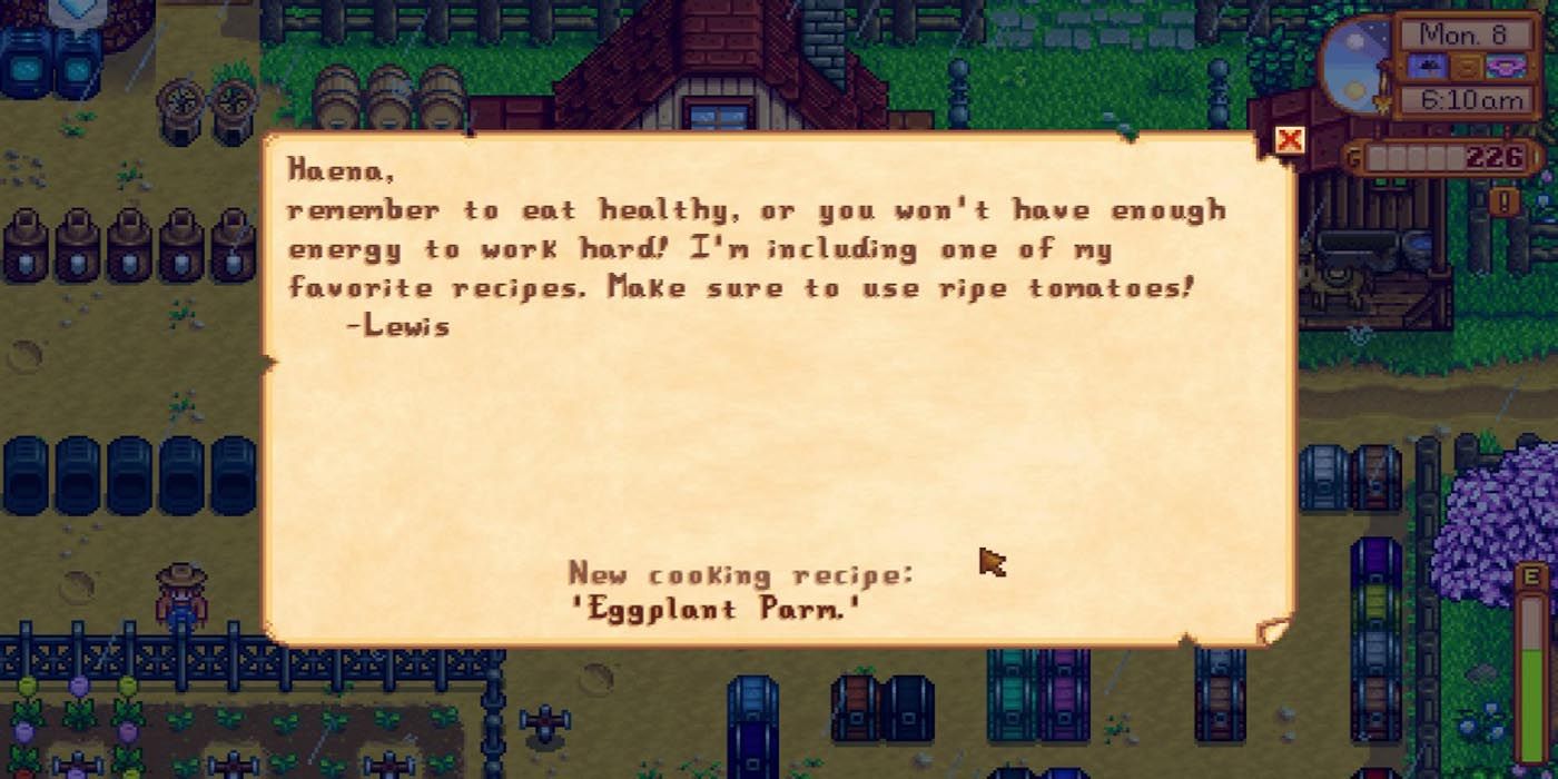 Eggplant Parm Stardew Valley