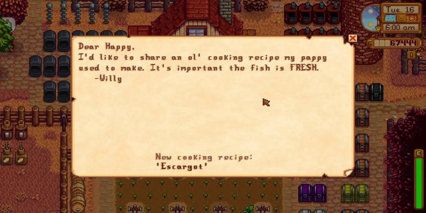 Stardew Valley 10 Best Meals For Fishing Enthusiasts