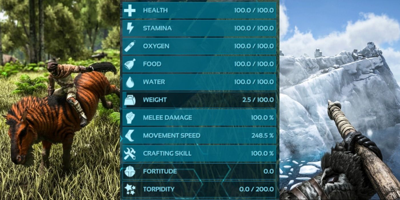 ark survival evolved dinosaurs stats