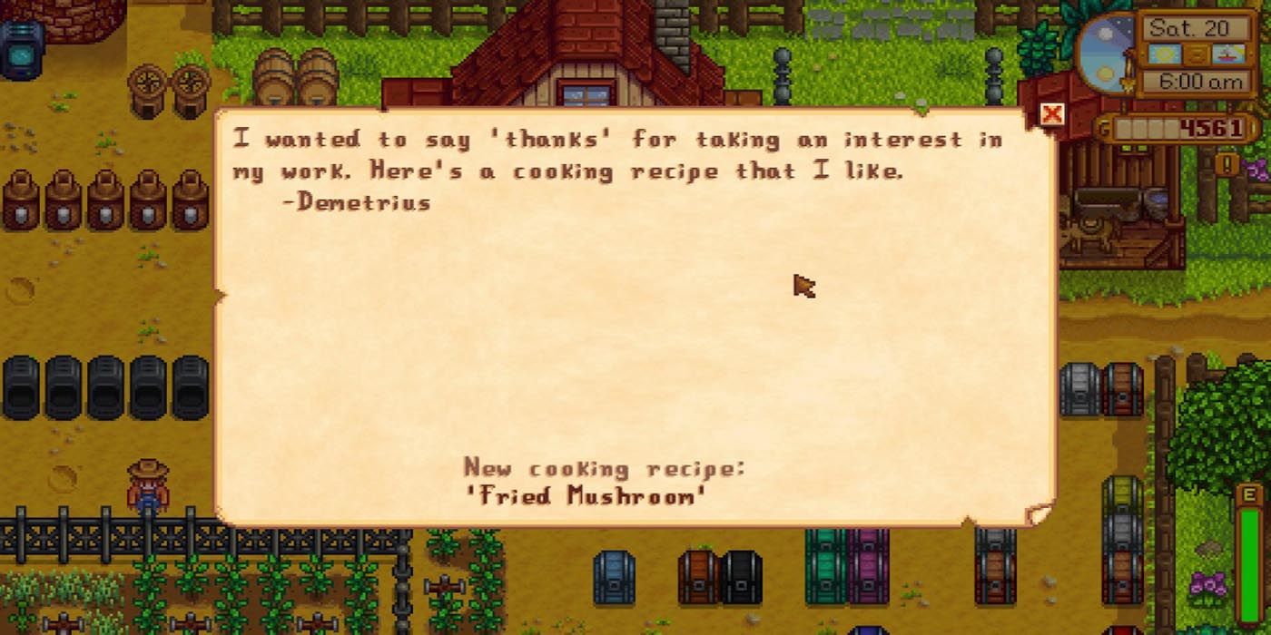 Fried Mushroom Stardew Valley