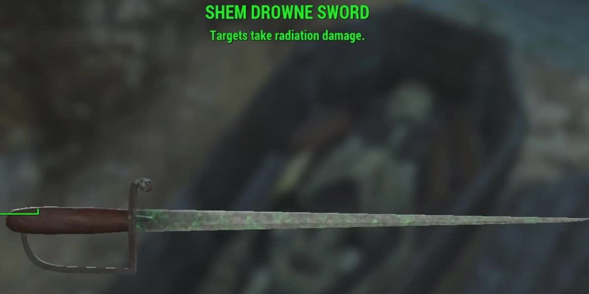 Shem Drowne Sword Bladed weapon Fallout 4