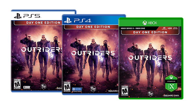 Outriders consoles versions