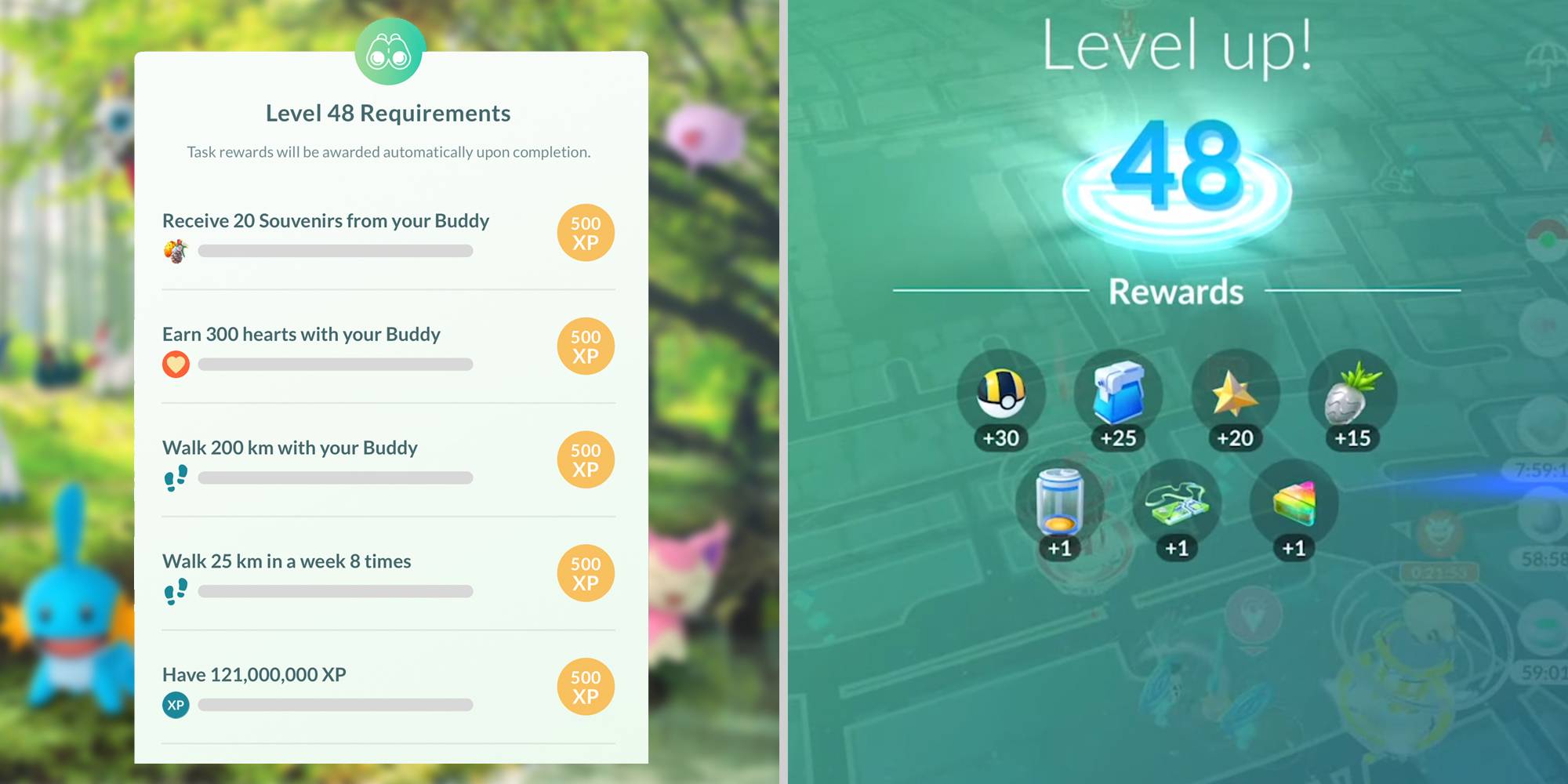 Pokemon Go All Level Requirements From 40 To 50