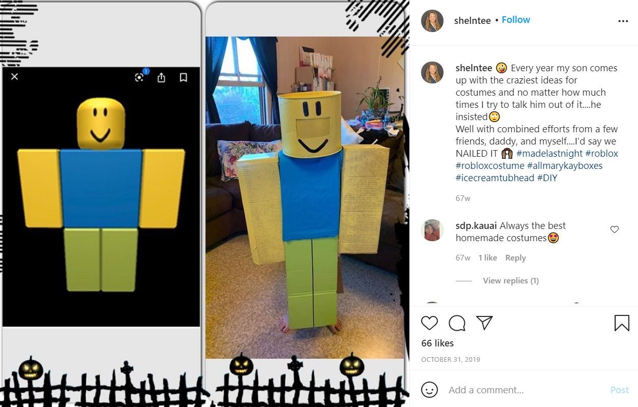 Roblox cosplay on Instagram by Shelntee