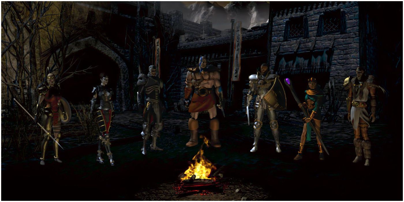 The class selection screen for Diablo 2