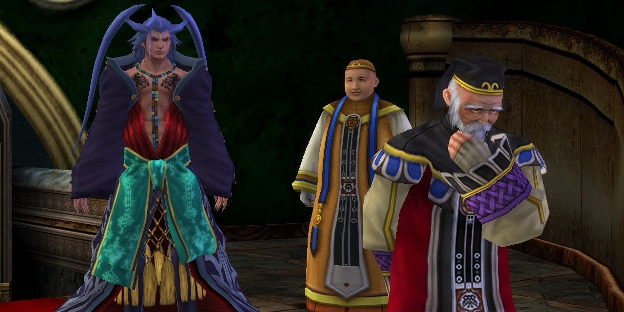 Seymour and the Yevon Maesters FFX