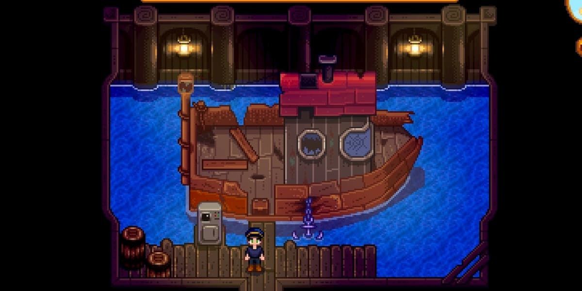 screenshot of Willy's unrepaired boat