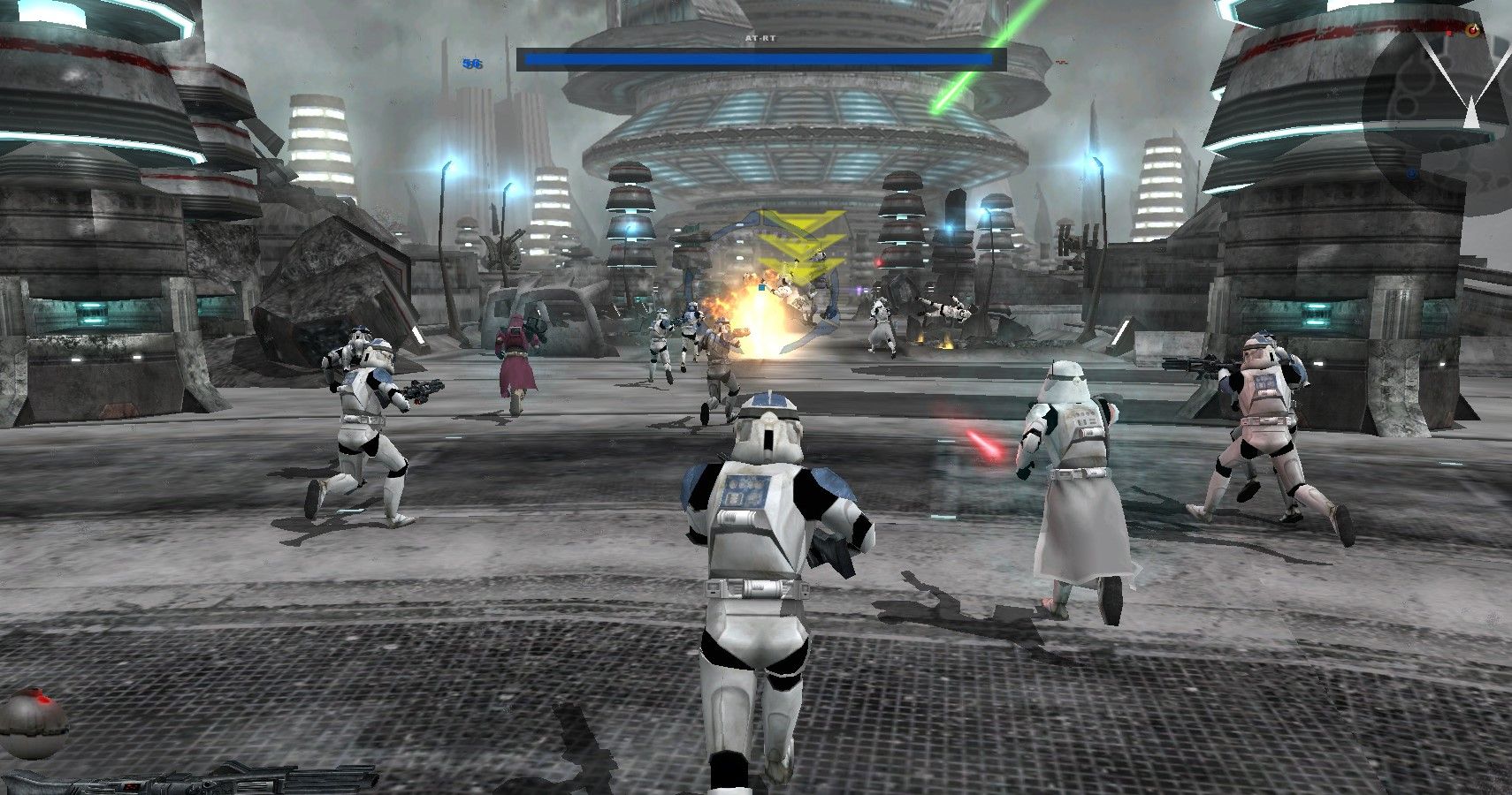 Multiplayer Battle in Star Wars Battlefront 2 (2005)