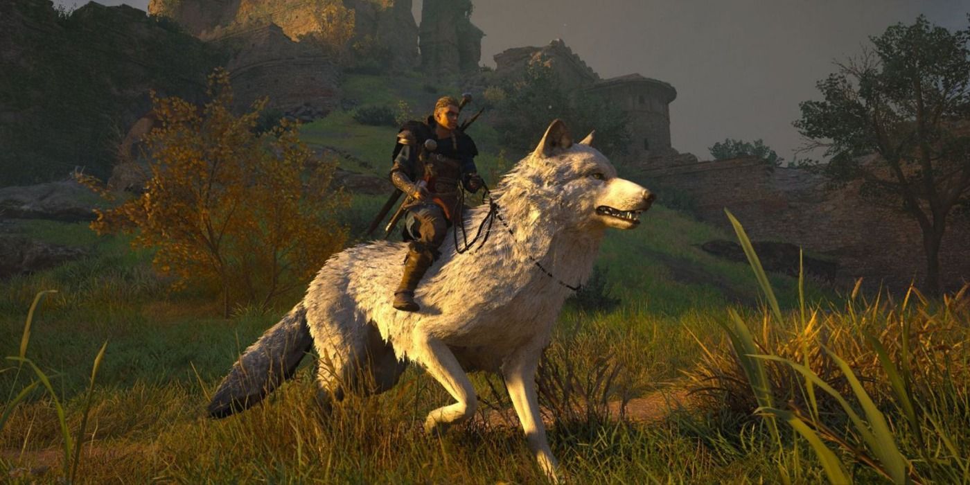 Hati the ridable wolf in Assassin's Creed Valhalla