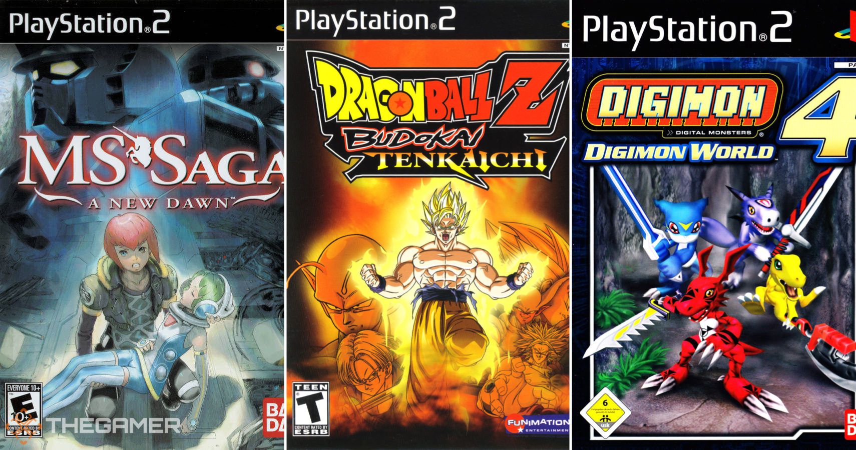 Os 5 melhores jogos de animes do ps2.