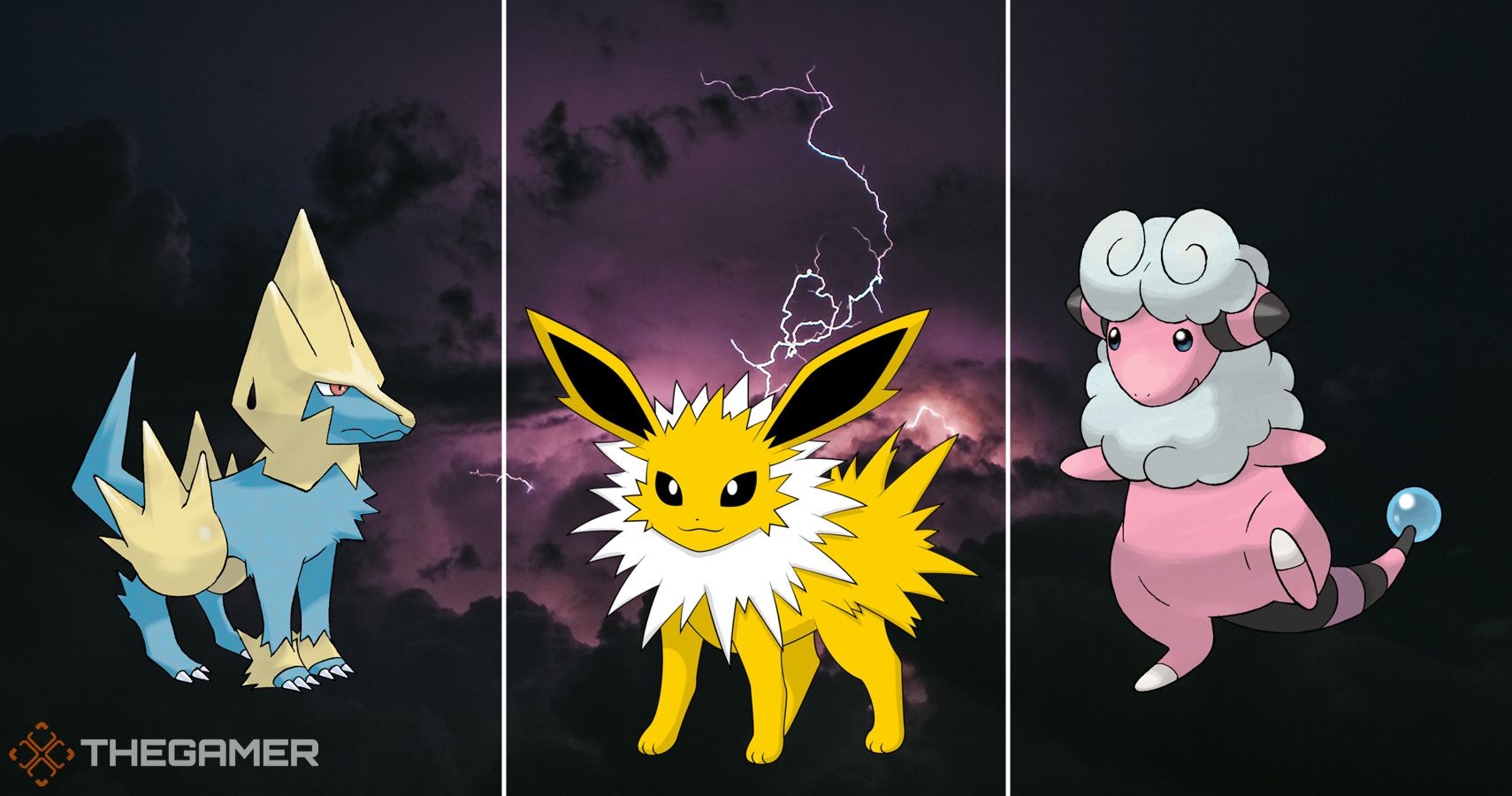 ◓ Pokémon do tipo Elétrico — Electric type