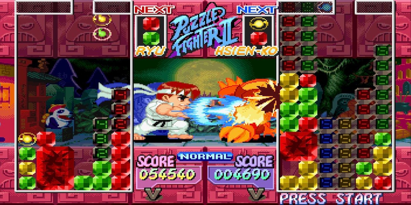 Super Puzzle Fighter II gameplay screenshot