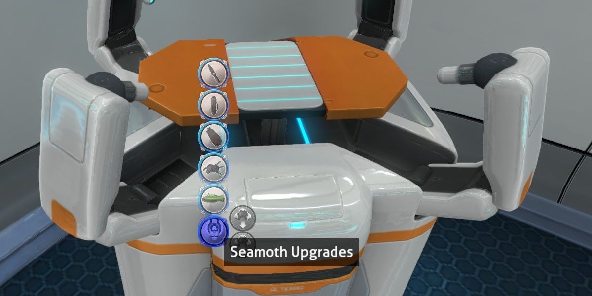 Seamoth's upgrades