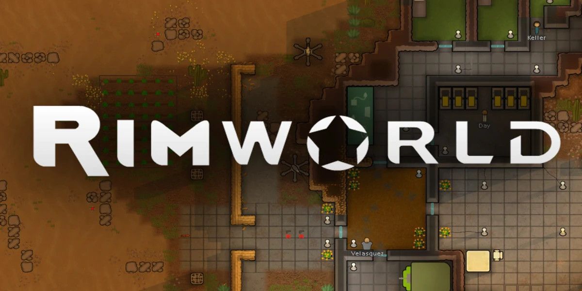 A promo screenshot for Rimworld from the Kickstarter