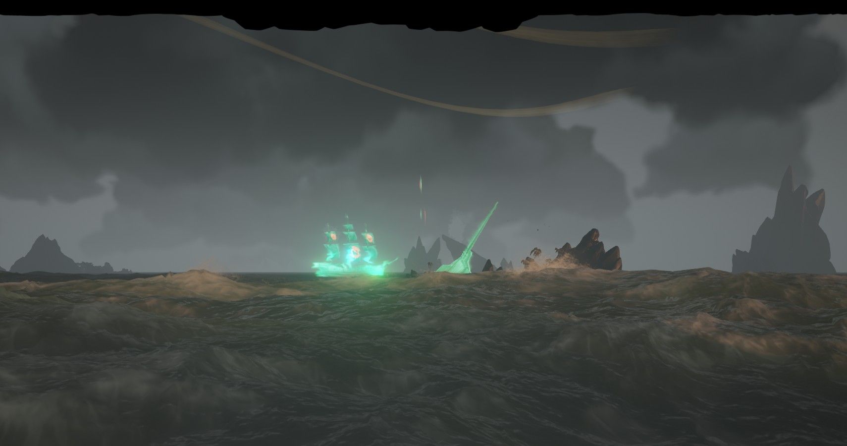 A Ghost Wreck in Sea of Thieves