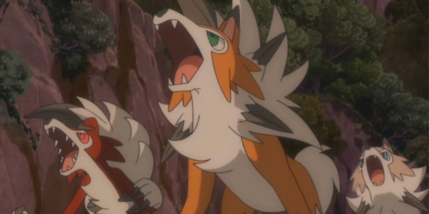 All Forms Formes Lycanroc Howling, Ash, Gladion, Olivia, Dusk Midday Midnight Pokemon Sun Moon Anime