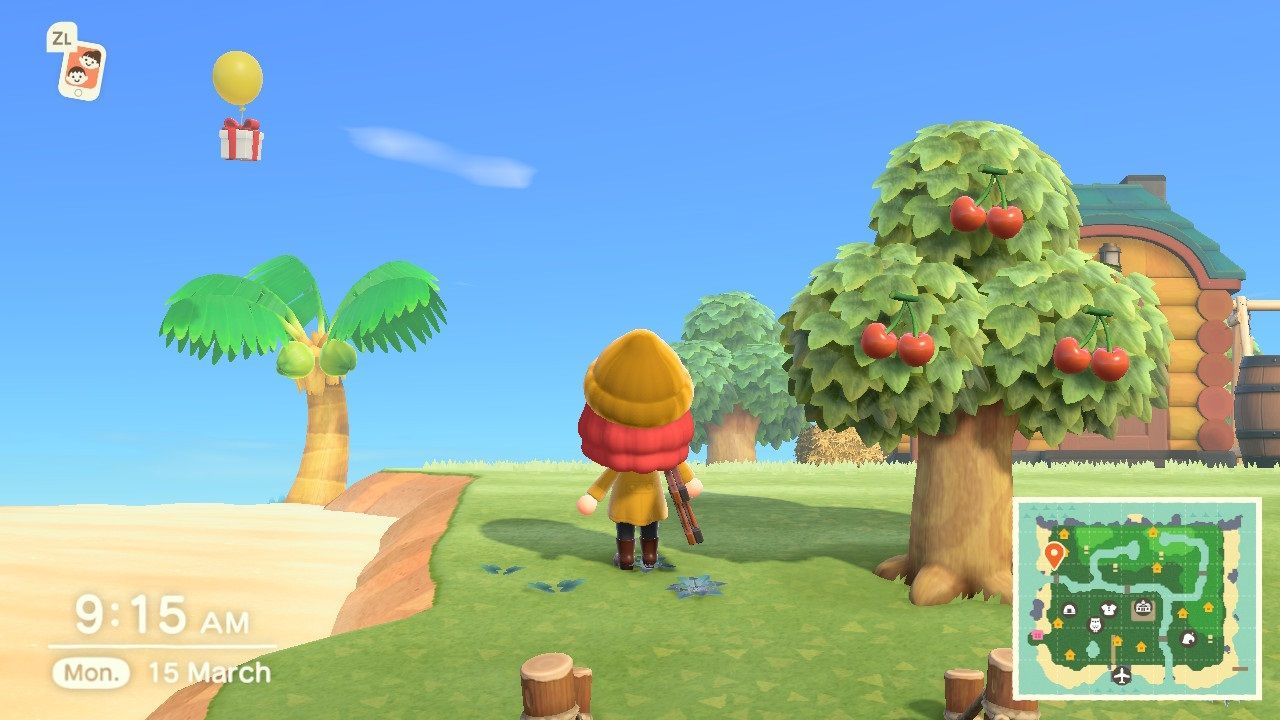 Animal Crossing New Horizons Balloon in the Sky