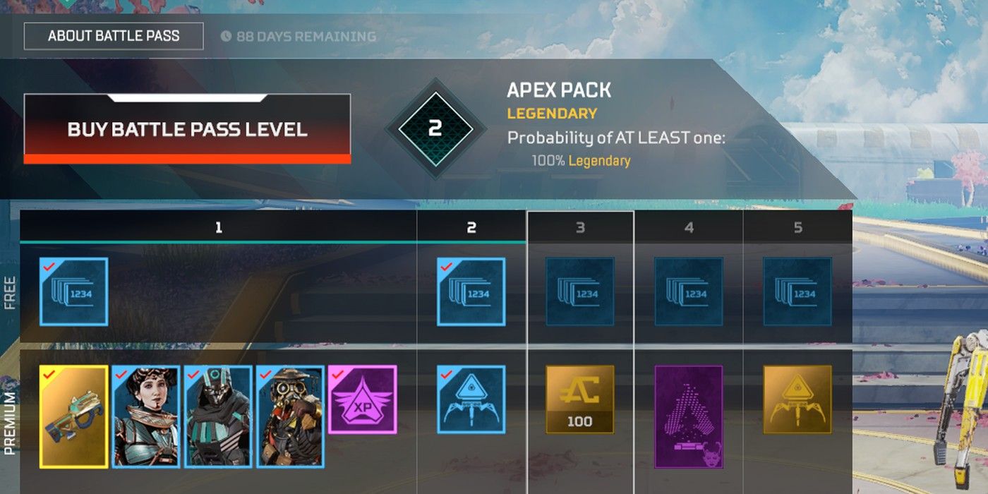 Apex Legends Battle Pass level