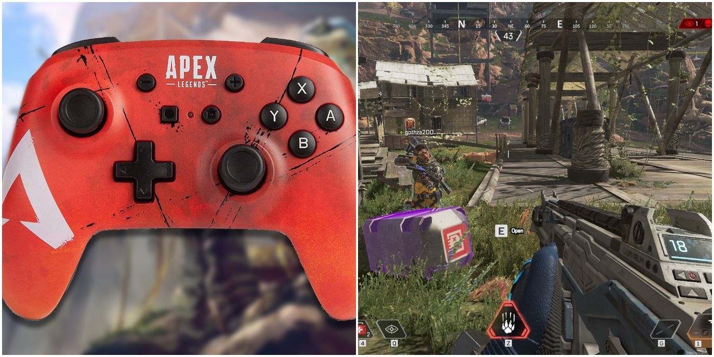 Split image of Apex Legends Switch Game Controller