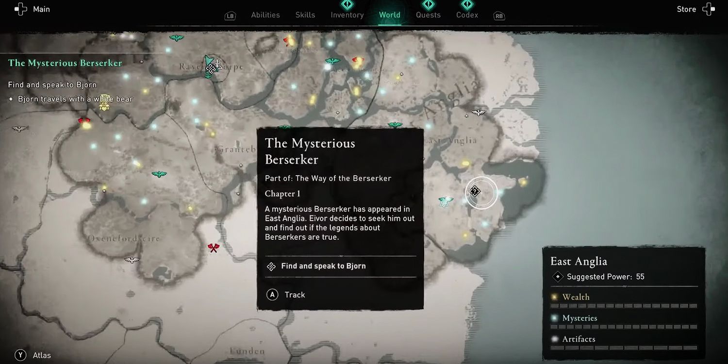 The Mysterious Berserker Map Marker
