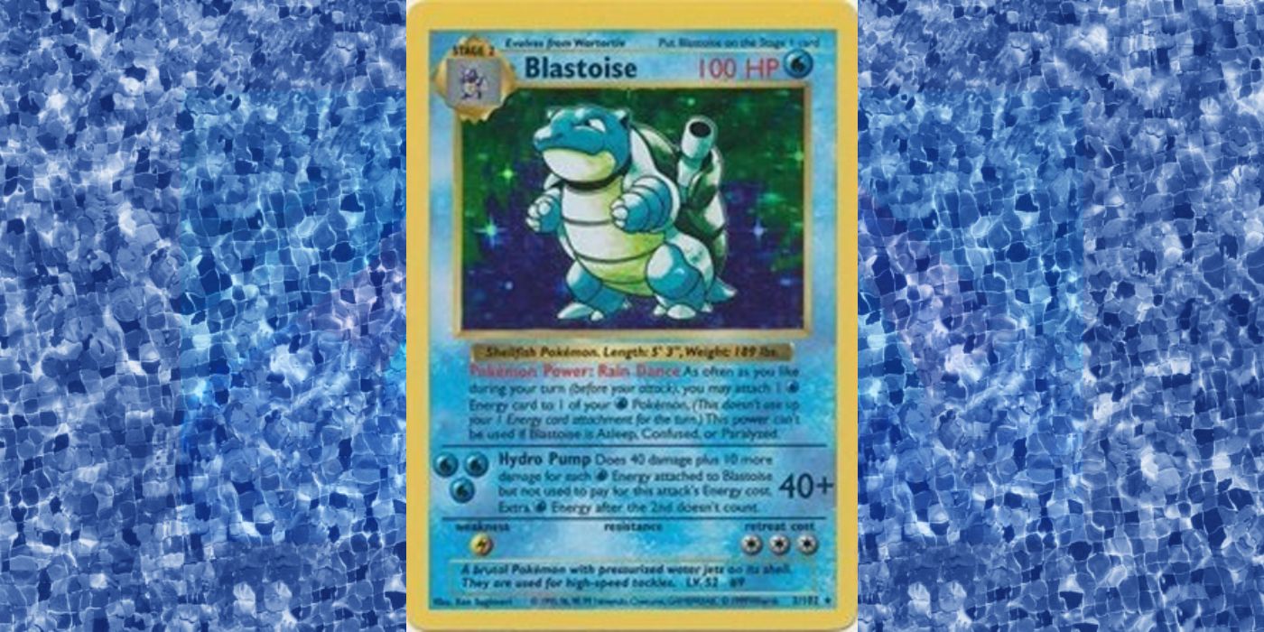 Pokemon Blastoise Card