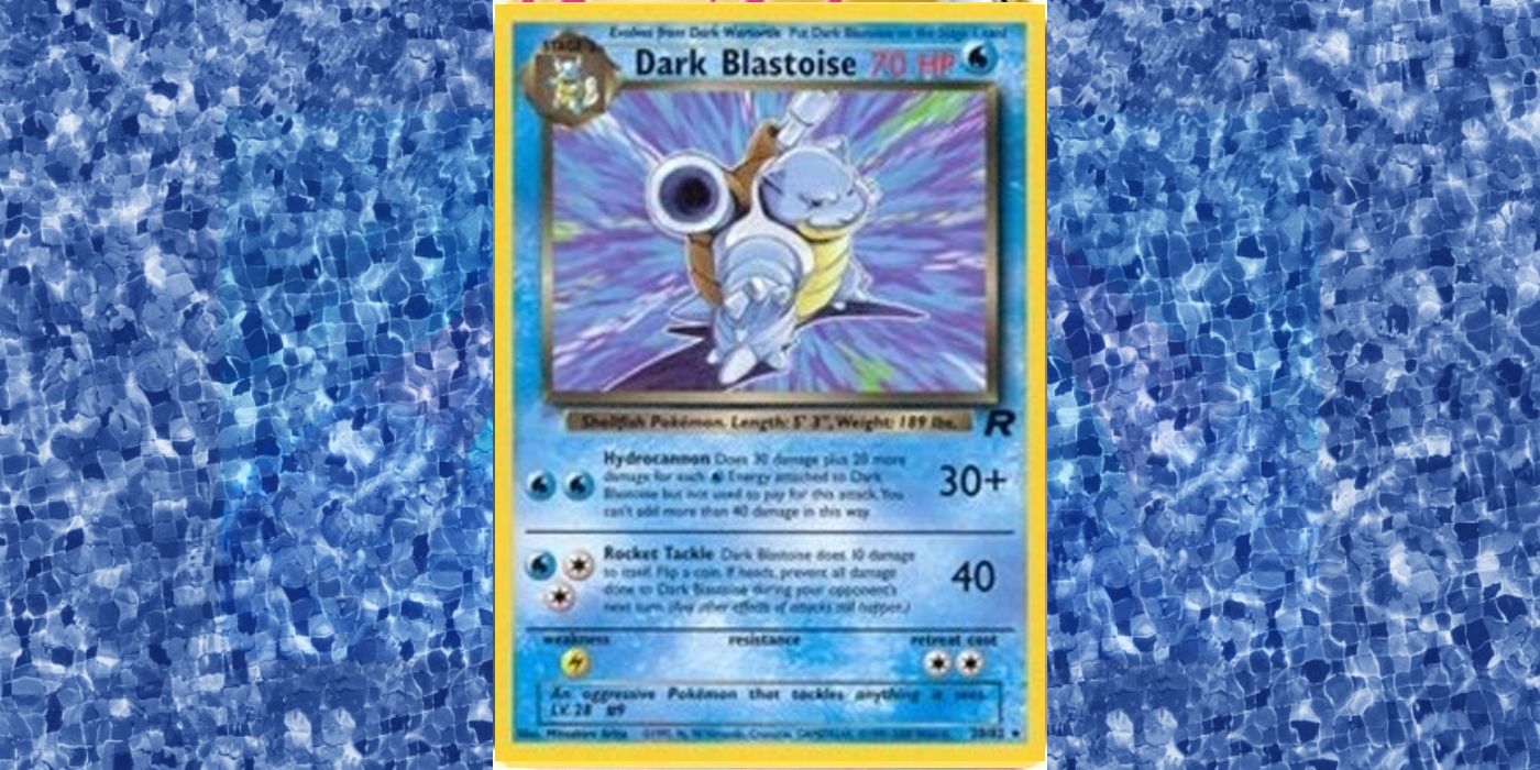 Pokemon Blastoise Card