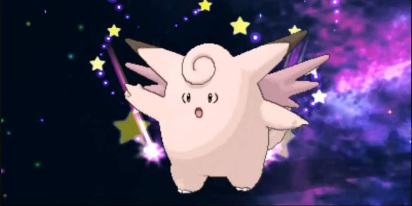 Pokemon Clefable Using Wish XY Battle Move