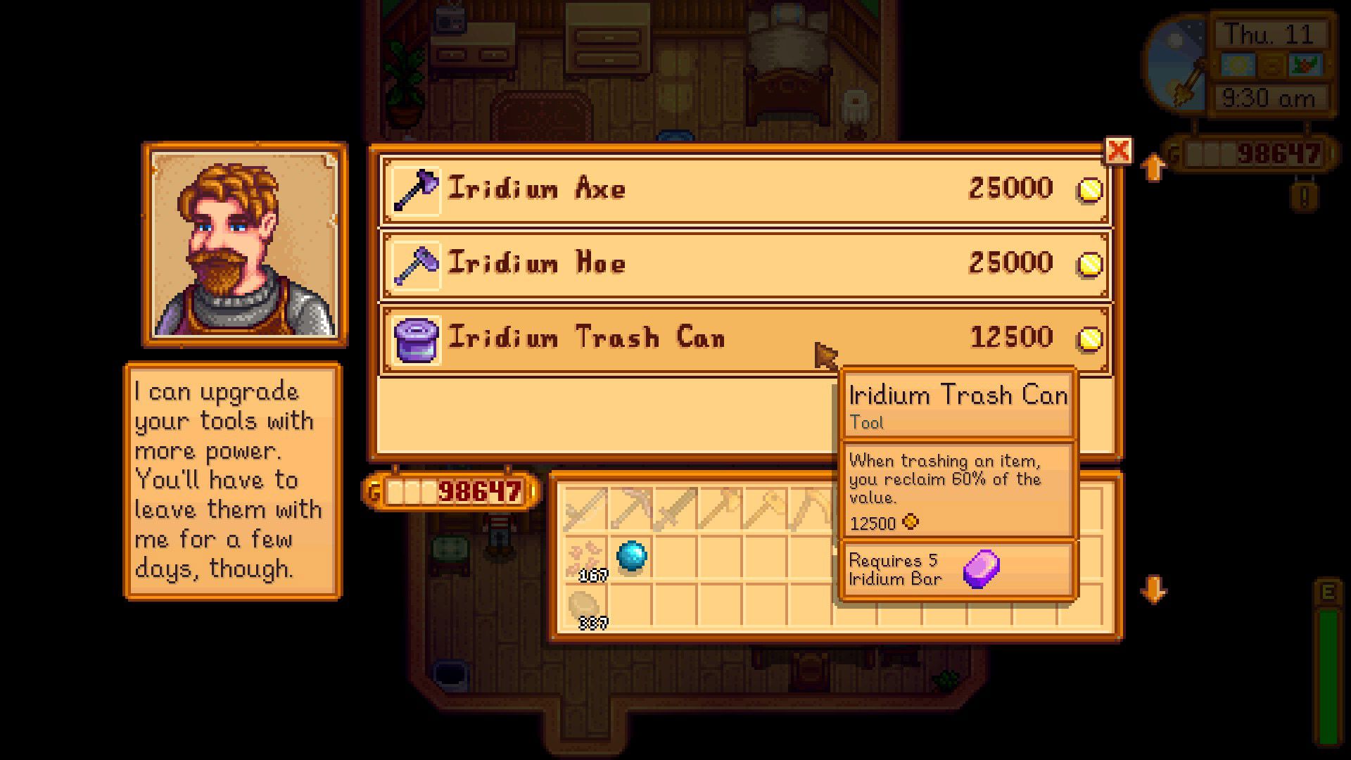 Stardew Valley How To Upgrade And Use Every Tool