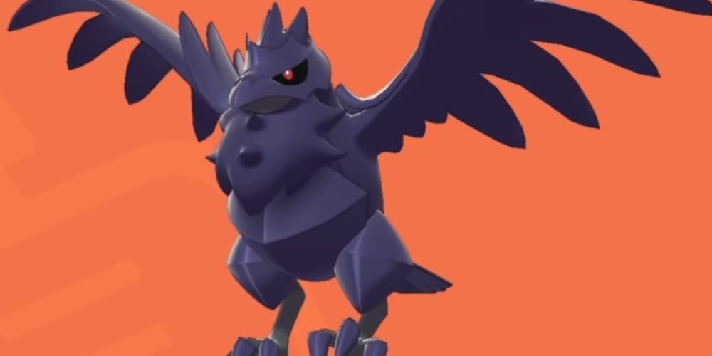A Corviknight After It Has Just Evolved