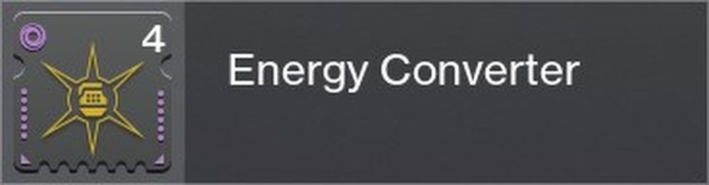 Destiny 2 Energy Converter Mod Icon