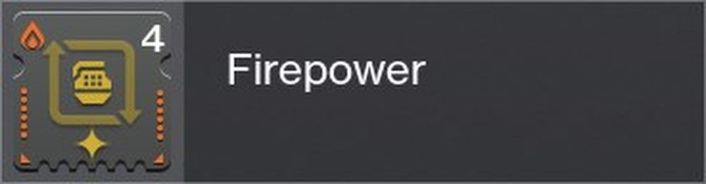Destiny 2 Firepower Mod Icon