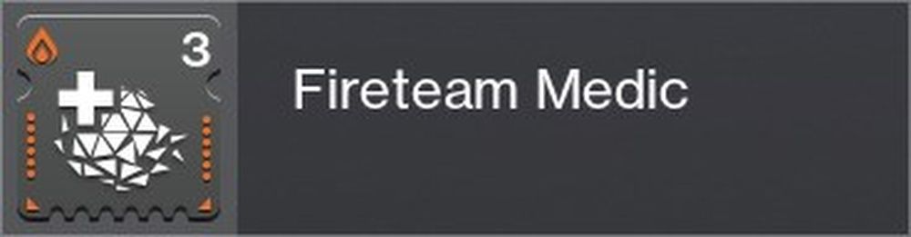 Destiny 2 Fireteam Medic Mod Icon