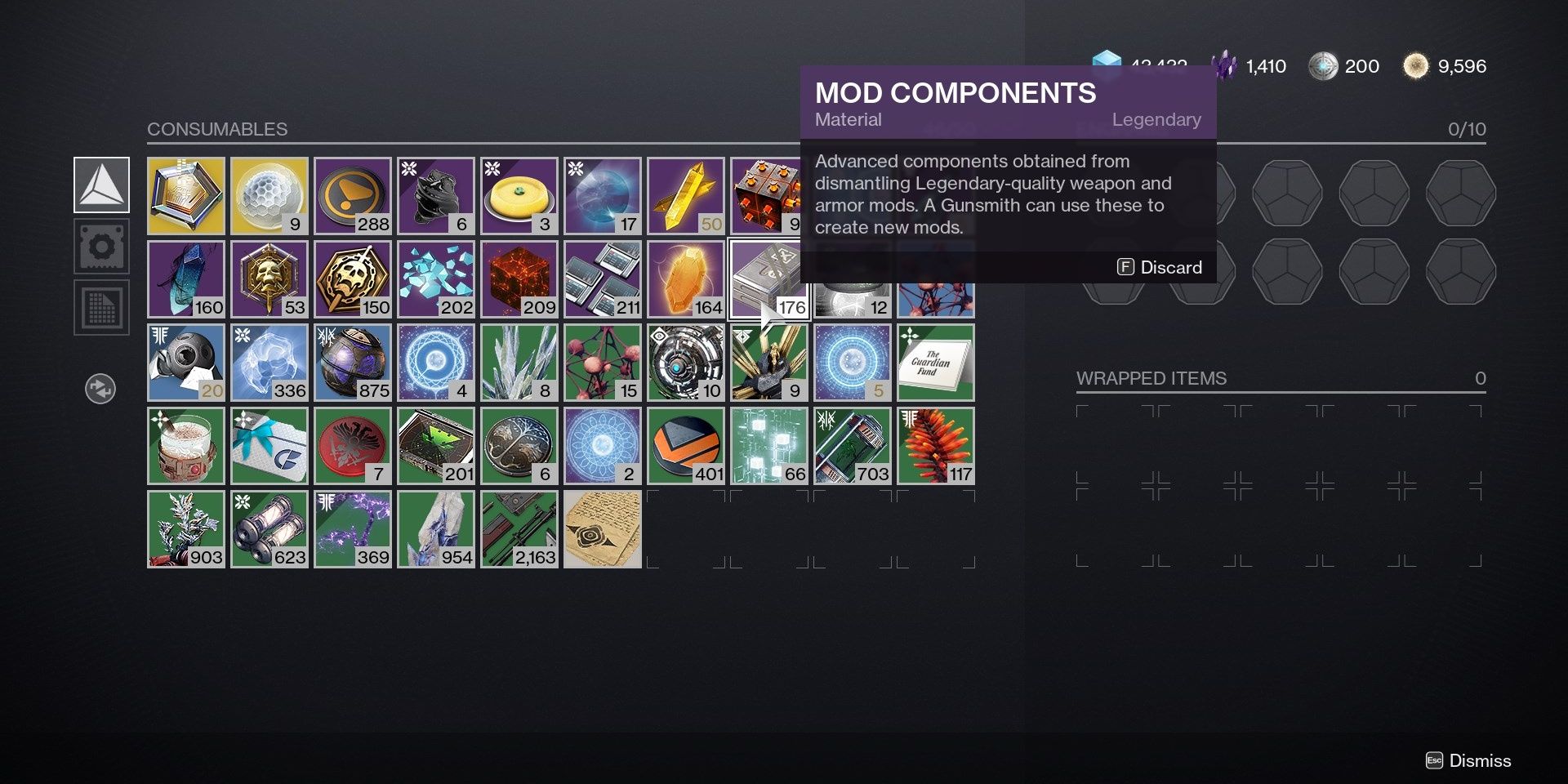 how to use modifications in destiny 2