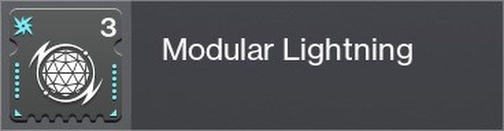 Destiny 2 Modular Lightning Mod Icon