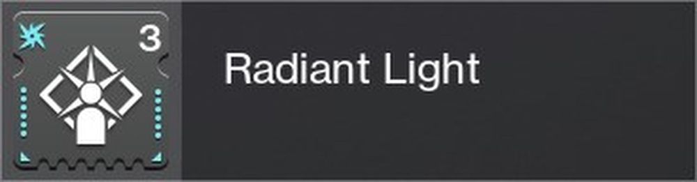 Destiny 2 Radiant Light Mod Icon