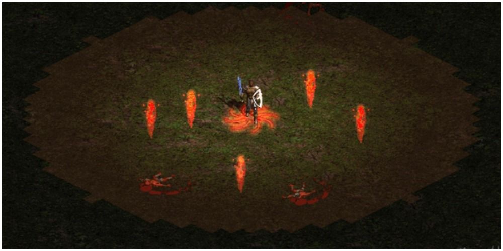 Diablo 2 Paladin Using Redemption