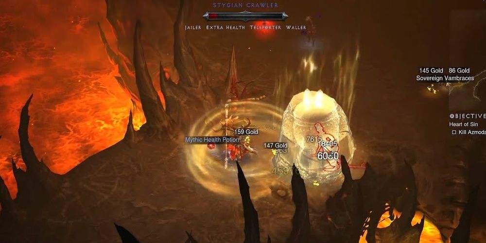 Diablo 3 Monk Using Wave Of Light And Hitting Hard